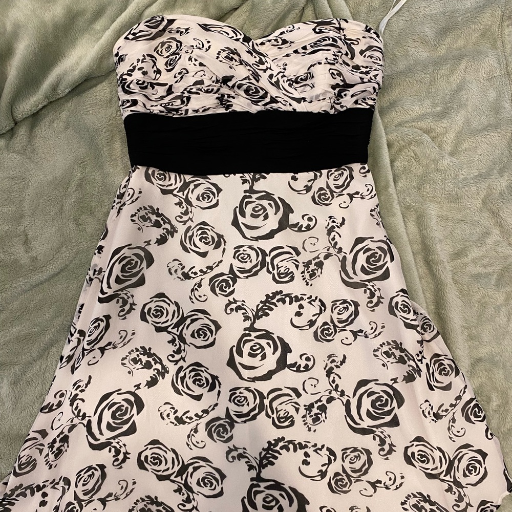 Black and white dress